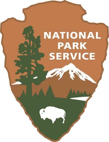 a logo of a national park service